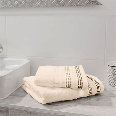 Ręcznik Luxury kolor kremowy 70x140 cm