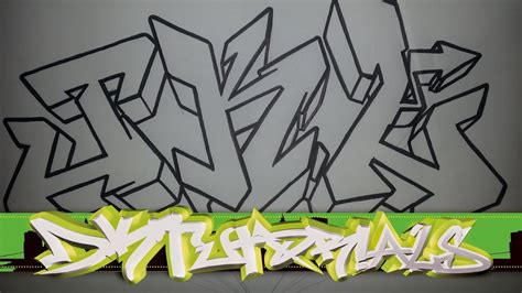 How To Draw Graffiti Wildstyle Graffiti Letters Jkl Step By Step