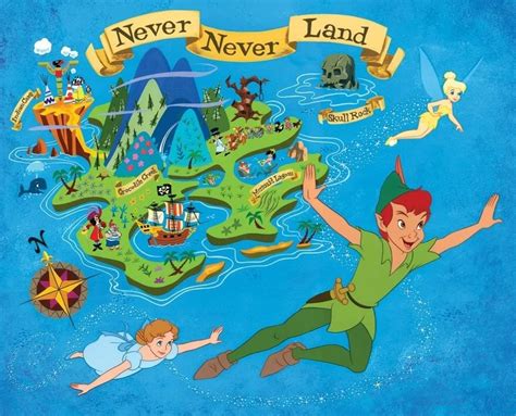 Image Peterpan Neverlandmap Peter Pan Wiki Fandom Powered By