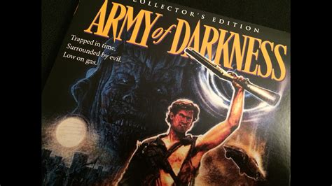 Army Of Darkness Collectors Edition Blu Ray Unboxing Youtube