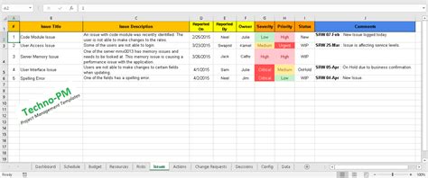 Risk Register Template Excel Project Tracking With Master Excel