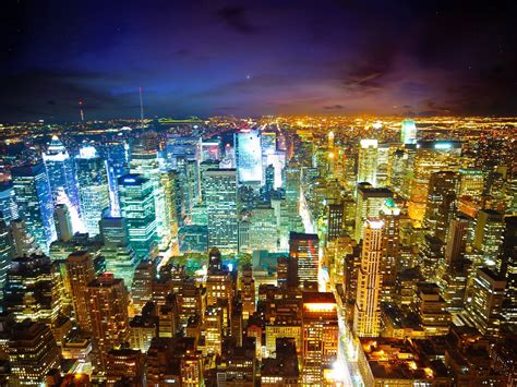New York City At Night 2 Wallpaper 2560x1600