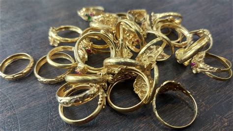 One Gram Gold Ring Collection Handmade Gold Ring Youtube