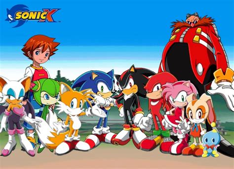 Sonic X Sonic And Shadow Sonic The Hedgehog Anime