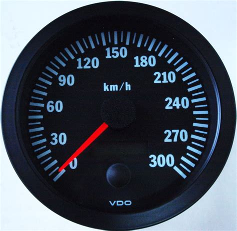 Slspeed Fahrzeugteile Vdo Tachometer D 100 Mm Messbereich Bis 300 Kmh