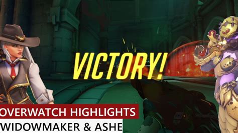 Overwatch Highlights Widowmaker And Ashe Youtube