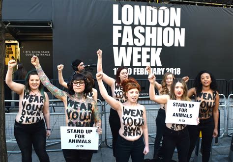 inspiring vegan activists crash london fashion week