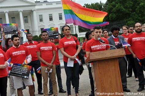 Activists Rally At White House To Seek Protections For Lgbt Immigrants