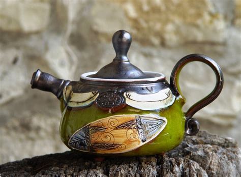 Pottery Wedding T Teapot With Two Cups Ceramic Teapot Tea Pot
