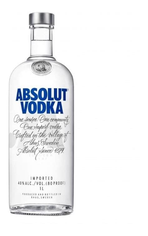 vodka absolut original 1 litro mercadolivre