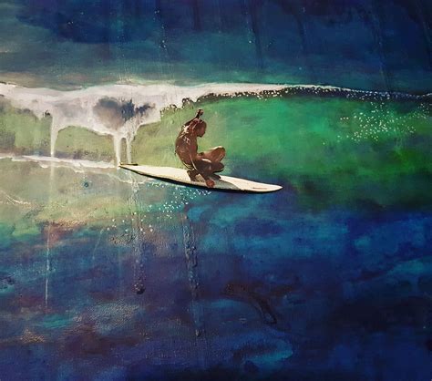 Jackson Lady Slider Series Surf Art Surf Artwork Illustration