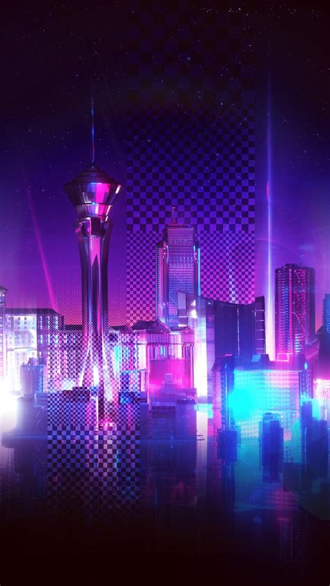 Here are only the best hd neon wallpapers. Neon City, Purple Racing Phone Wallpaper - Wallpapers For Tech