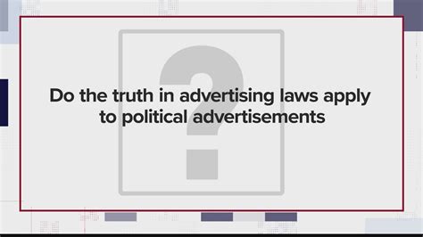 Advertising Laws Do Not Apply To Political Ads