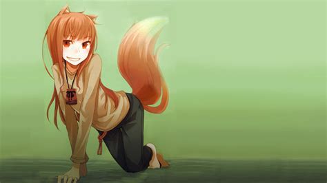 Holo Spice And Wolf Wallpaper X