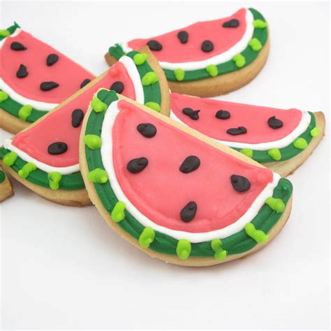 Watermelon Cookies The Decorated Cookie