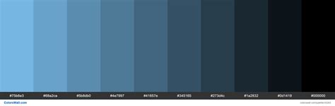 Colorswall On Twitter Shades Xkcd Color Sky 82cafc Hex 75b6e3