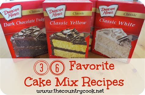 This easy recipe is another one of my favorite cake mix hacks that i love sharing with you! 36 Favorite Cake Mix Recipes - The Country Cook