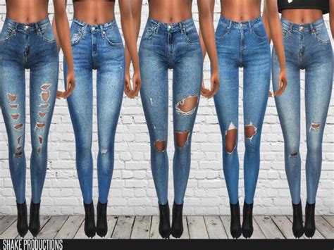 The Sims Resource Shakeproductions 121 Jeans Set • Sims 4 Downloads