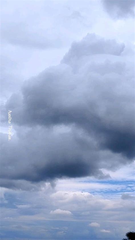 Beautiful Blue Grey Sky Video Magic Of Cloudy Weather Photography