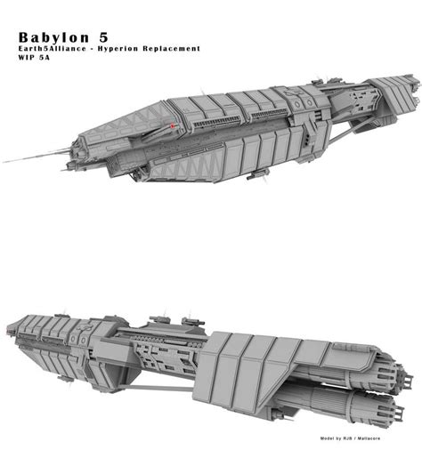 Babylon 5 Ea Orginal Wip 5a By Mallacore Babylon 5 Babylon