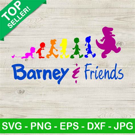 Barney And Friends Logo Svg Barney And Friends Svg Cartoon Svg Images