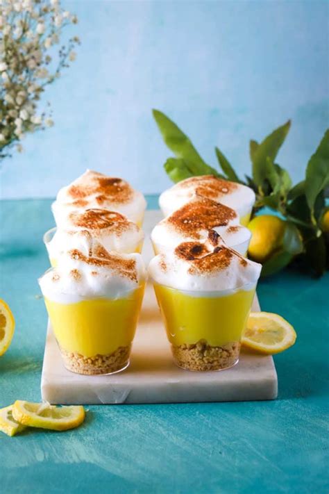 Lemon Meringue Pie Pudding Cups The Seaside Baker