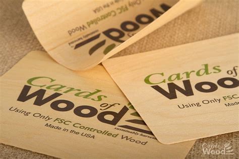 Photo Gallery For Custom Printed Cards Cards Of Wood