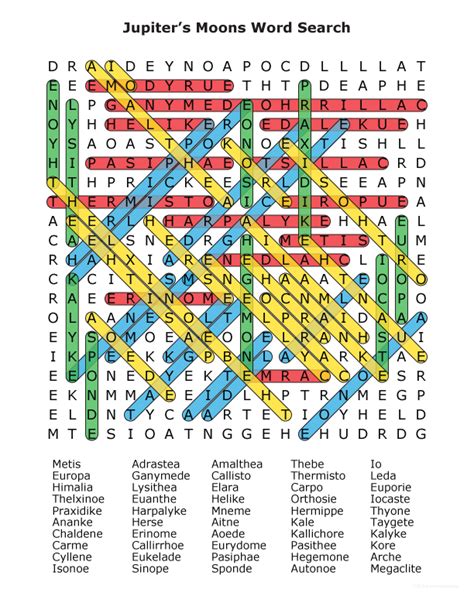 All books are in clear copy here, and all files are secure so don't worry about it. Jupiters Moons Word Search Solved - Science Notes and Projects