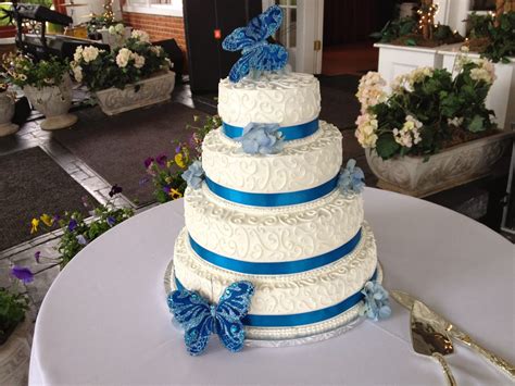 Satin Ribbon Wedding Cakes Northern Va Dc And Md Catering By Teatime