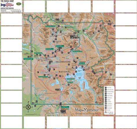 Yellowstone National Park Trail Map Hot Sex Picture