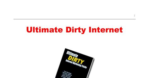 Ultimate Dirty Internet Marketing Tricks NEWEST Pdf DocDroid