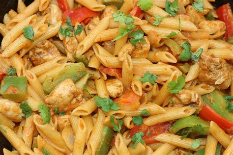 The method involves quickly searing the meat on a griddle or grill, and then slicing how to make chicken fajitas. Cheesy Chicken Fajita Pasta Recipe - A New Dawn