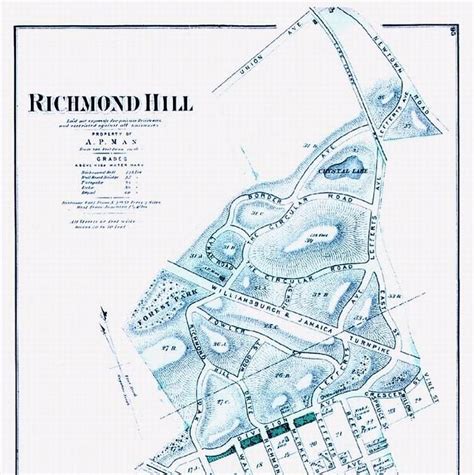 A Picture History Of Kew Gardens Ny 1873 Map Showing North Richmond