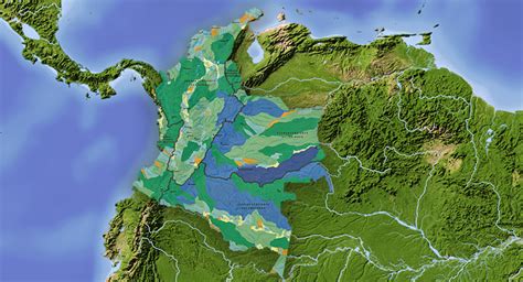 Hidrograf A Geograf A Historia De Colombia Colombia Info