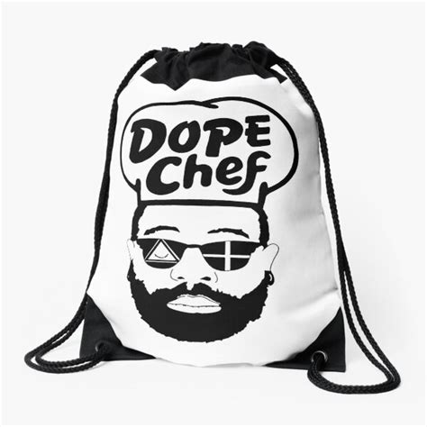 Dope Chef Drawstring Bags Redbubble