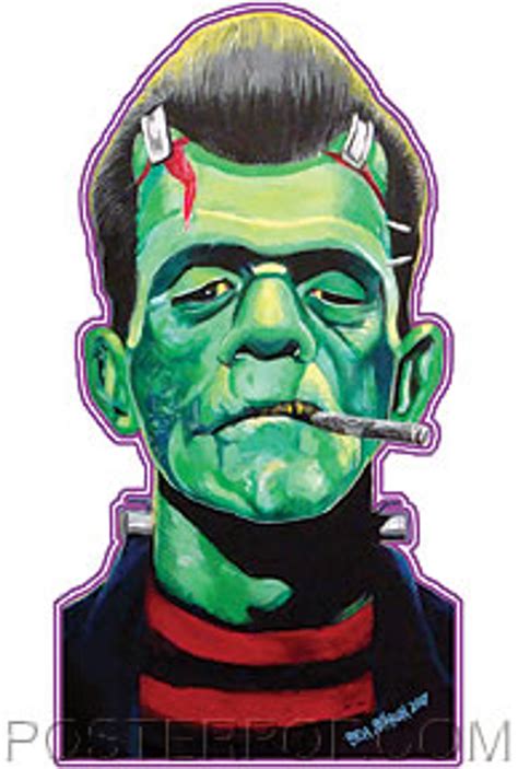 Von Strawn Franken Stogy Frankenstein Sticker