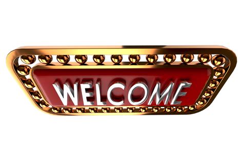 3d Welcome Banner Png 13775762 Png