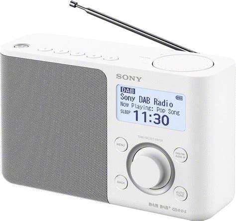 Sony Xdr S61d Dab Portable Radio Aux Dab Fm White