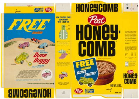 Hakes Post Honeycomb File Copy Cereal Box Flat Trio