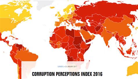 The main reason of countries' success is strong inland corruption control. Where did your country stand on the Transparency ...