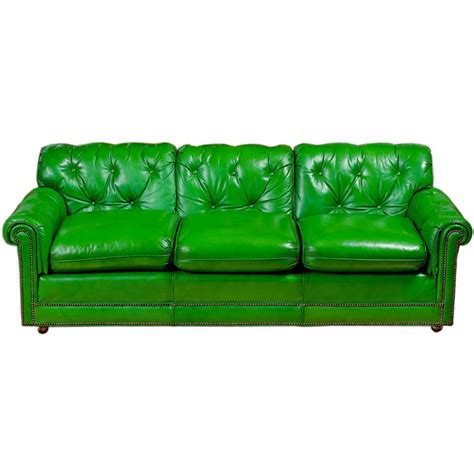 Shop for olive green sofa online at target. Stunning 1960s Grass Green Leather Sofa at 1stdibs
