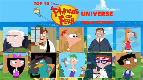 Top 10 Phineas And Ferb Characters By Jallroynoy On Deviantart