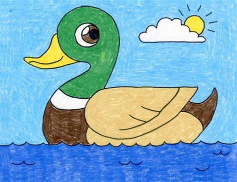 How To Draw A Duck Easy At Drawing Tutorials