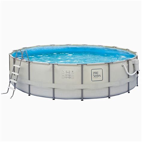 Summer Waves Elite 18 Ft X 18 Ft X 52 In Round Above Ground Pool In The