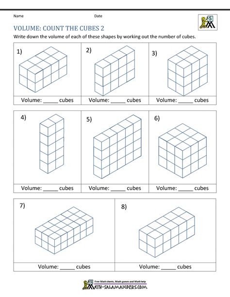 Counting Cubes Worksheet Vlrengbr