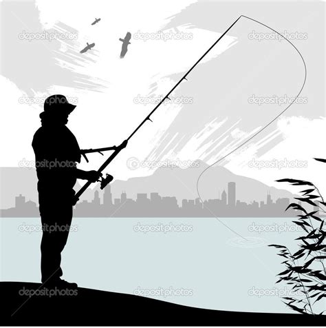 Download Fishing Silhouette Stock Vector Bogalo | Boat silhouette, Silhouette