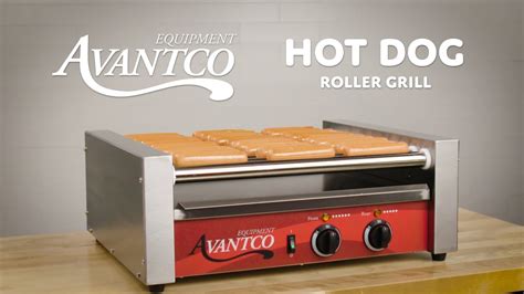 Avantco Hot Dog Roller Grills Youtube