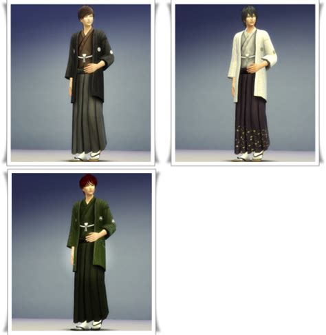 M0m0 Ka Japanest Costume For Male The Sims 4 Cc Library