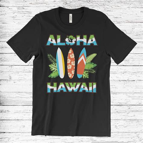 Hawaiian Shirt Aloha Tshirt Hawaii T Shirts Vintage Hawaii Etsy