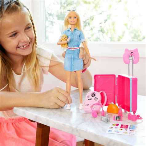 Barbie Travel Doll And Accessories Smyths Toys Uk